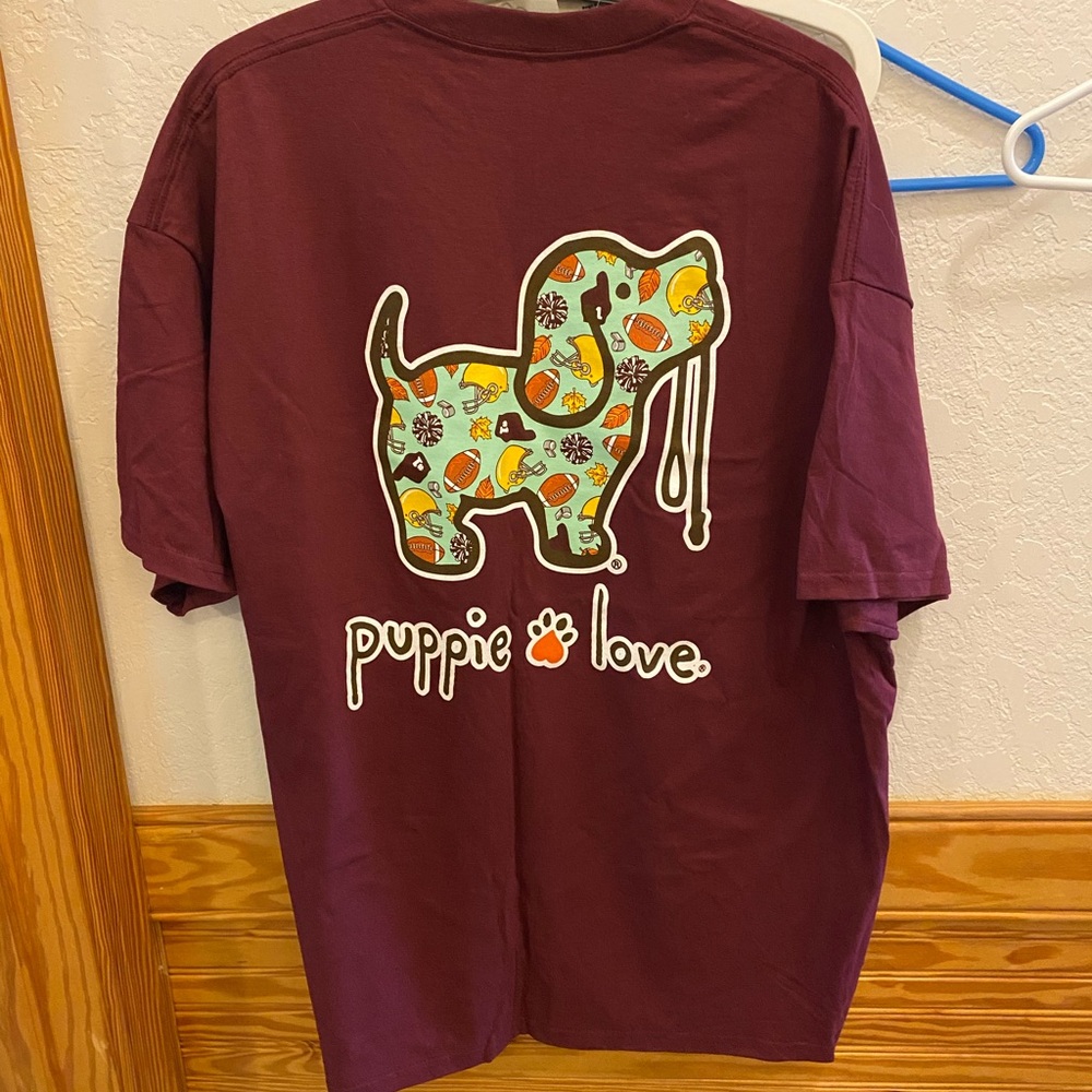 Puppie Love Fall T-shirt XXL New with Tags